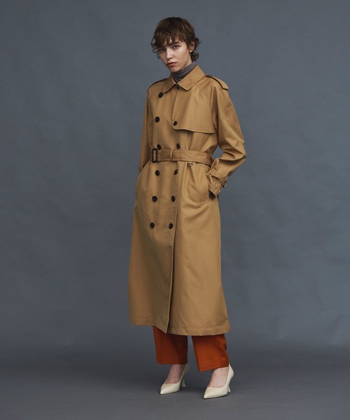 【新品タグ付き♡定番人気】ノーク　ロングトレンチコート　キャメル　2 新品タグ付き♡定番人気】ノーク ロングトレンチコート キャメル 2