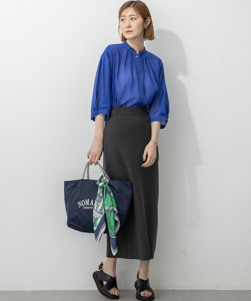 23区（ニジュウサンク） スカート 「洗える/吊り干しOK」ヴィスコース