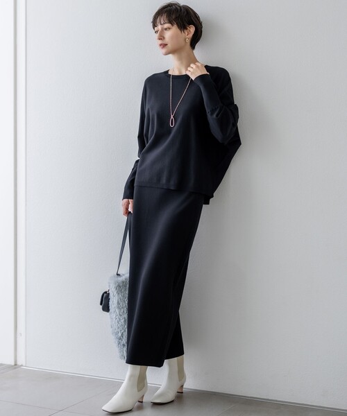 23区（ニジュウサンク） スカート 「洗える/吊り干しOK」ヴィスコース