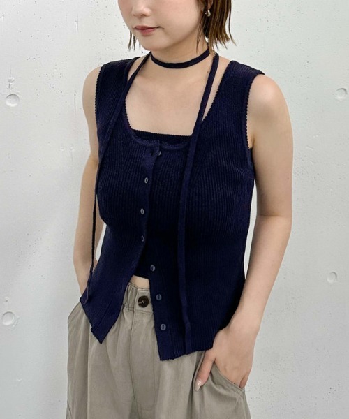 TODAYFUL 「TODAYFUL」 ニットアンサンブル FREE ブラック レディース