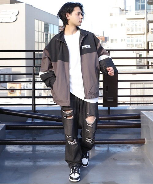「８(eight)」 「Jungle Storm」ダメージ加工デニムパンツ MEDIUM ブルー系その他 メンズ