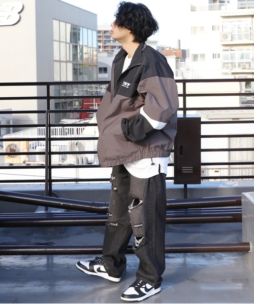 「８(eight)」 「Jungle Storm」ダメージ加工デニムパンツ MEDIUM ブルー系その他 メンズ