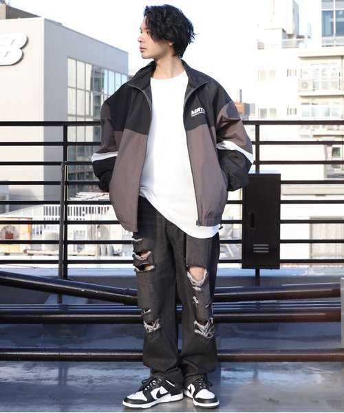 「８(eight)」 「Jungle Storm」ダメージ加工デニムパンツ MEDIUM ブルー系その他 メンズ