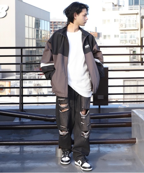 「８(eight)」 「Jungle Storm」ダメージ加工デニムパンツ MEDIUM ブルー系その他 メンズ