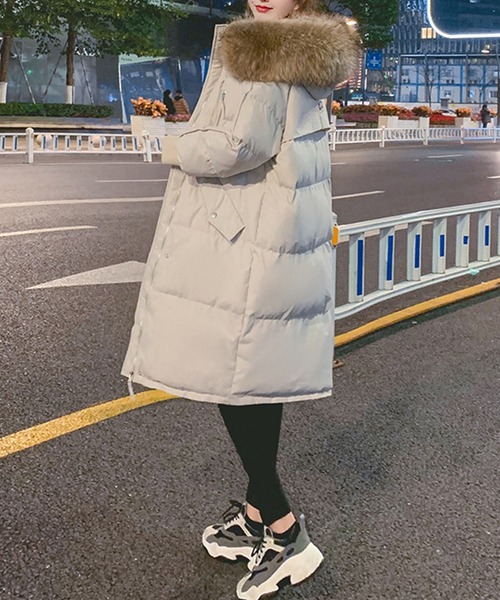 c.u.l ダウンコート ダウンジャケット もっちり 中綿 ロング丈