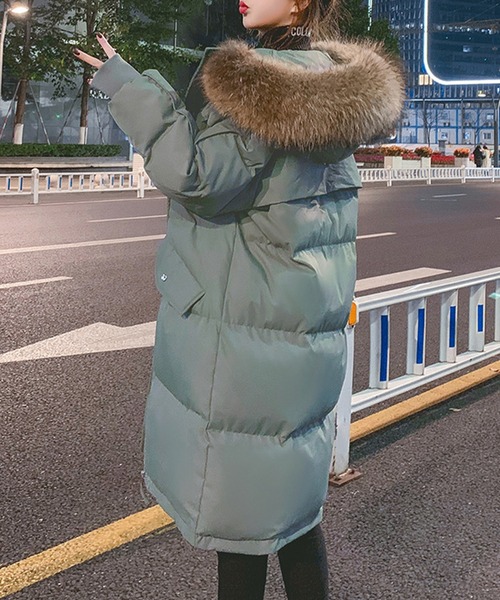 週末値下げ　MOORER 光沢グレー ロングダウンジャケット 楽天市場】ムーレー ダウン レディース 撥水 ストレッチナイロン