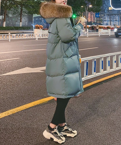 c.u.l ダウンコート ダウンジャケット もっちり 中綿 ロング丈