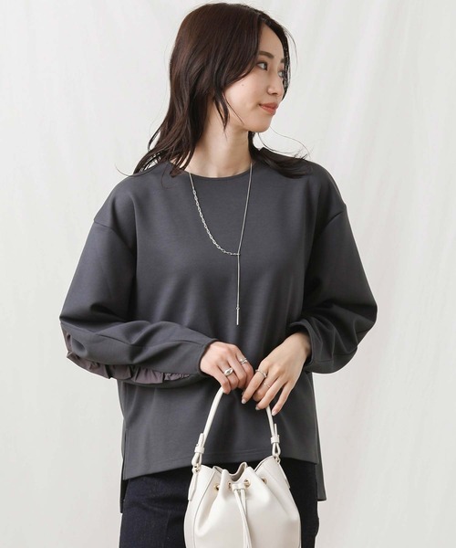「Gready Brilliant」 「favori」長袖カットソー 38 チャコールグレー レディース