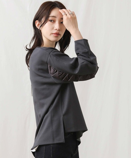 「Gready Brilliant」 「favori」長袖カットソー 38 チャコールグレー レディース