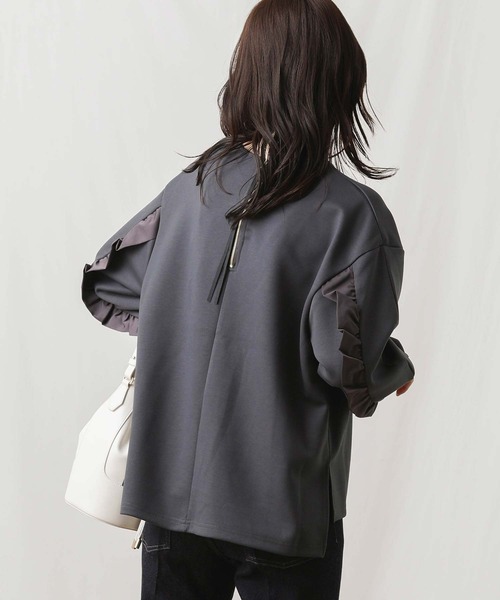 「Gready Brilliant」 「favori」長袖カットソー 38 チャコールグレー レディース