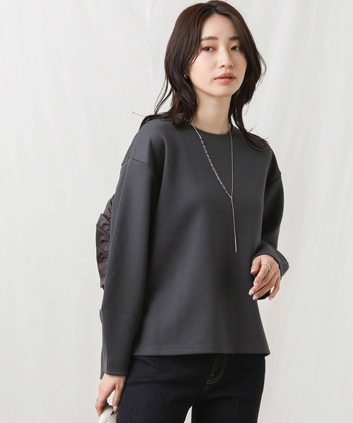 「Gready Brilliant」 「favori」長袖カットソー 38 チャコールグレー レディース