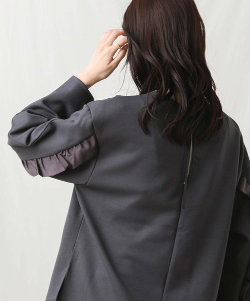 「Gready Brilliant」 「favori」長袖カットソー 38 チャコールグレー レディース