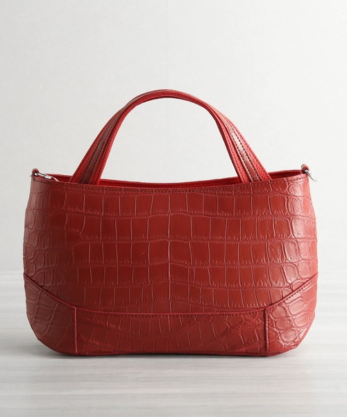 sankyo shokai ハンドバッグ クロコダイルレザー 2way 日本製