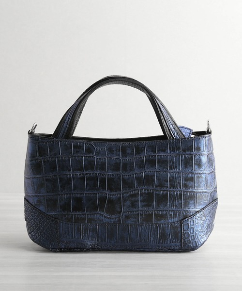 sankyo shokai ハンドバッグ クロコダイルレザー 2way 日本製