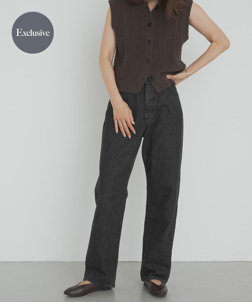 【Lee101xDOORS】別注ストレートデニムパンツ/美品/ミディアム Lee101xDOORS】別注ストレートデニムパンツ/美品/ミディアム