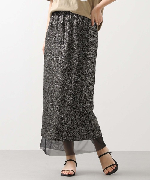 スカート Ｍｅｗｌプリエプリントナロースカート