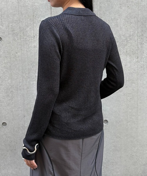 ☆　　　シアーリネンポロニット　新品未使用　BLACK ROPE'｜【洗える】シアークロップドポロニット | Rakuten