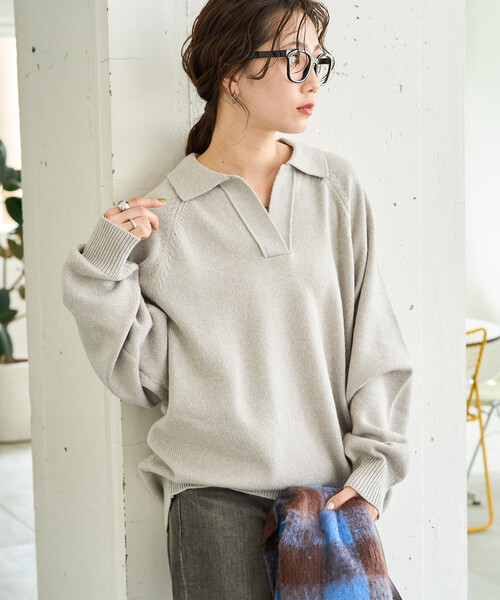 FREAK'S STORE（フリークスストア） ニット セーター 限定展開 ポロ襟