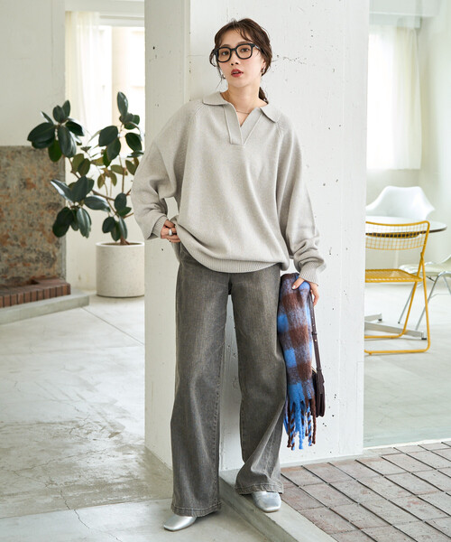FREAK'S STORE（フリークスストア） ニット セーター 限定展開 ポロ襟