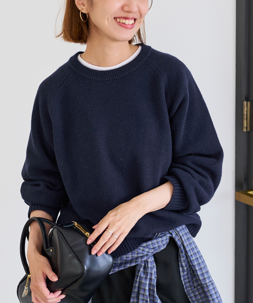 FRAMeWORK（フレームワーク） ニット セーター AQUA クルーネックプル