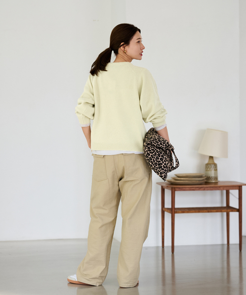 FRAMeWORK（フレームワーク） ニット セーター AQUA クルーネックプル