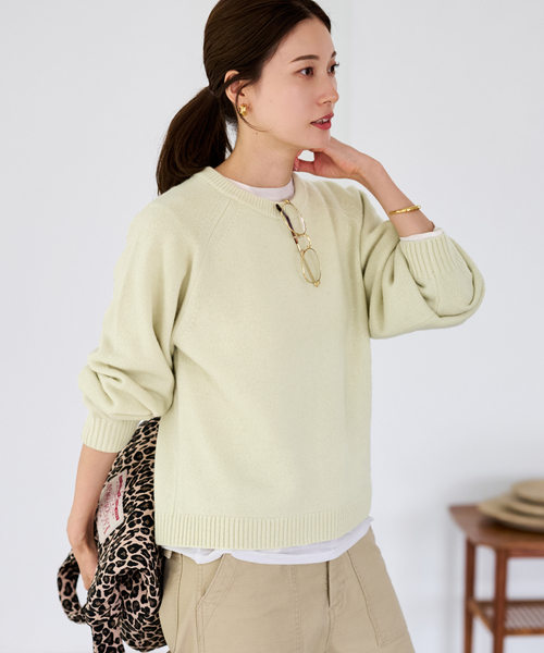 FRAMeWORK（フレームワーク） ニット セーター AQUA クルーネックプル