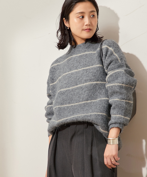 journal standard L'essage ニット セーター ウールシャギーMIX