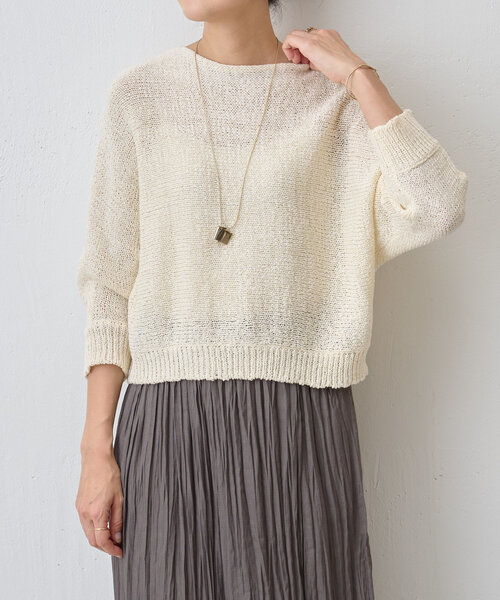 BEARDSLEY（ビアズリー） ドルマンスリーブニット FREE アイボリー