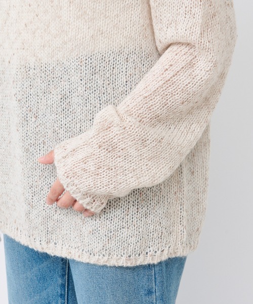 「RIVE DROITE」 長袖ニット FREE サックスブルー レディース_画像5