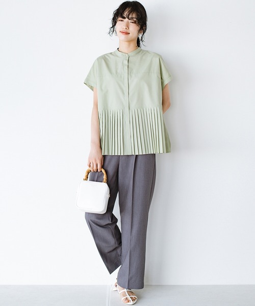 「haco!」 半袖ブラウス 2 オフホワイト レディース_画像3