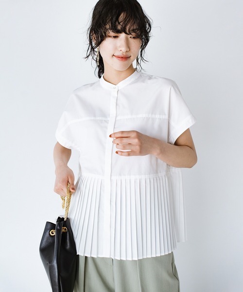 「haco!」 半袖ブラウス 2 オフホワイト レディース_画像5