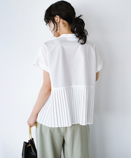 「haco!」 半袖ブラウス 2 オフホワイト レディース_画像7