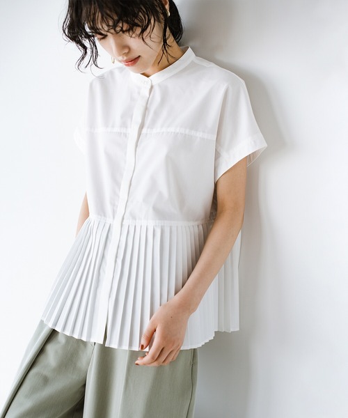 「haco!」 半袖ブラウス 2 オフホワイト レディース_画像8