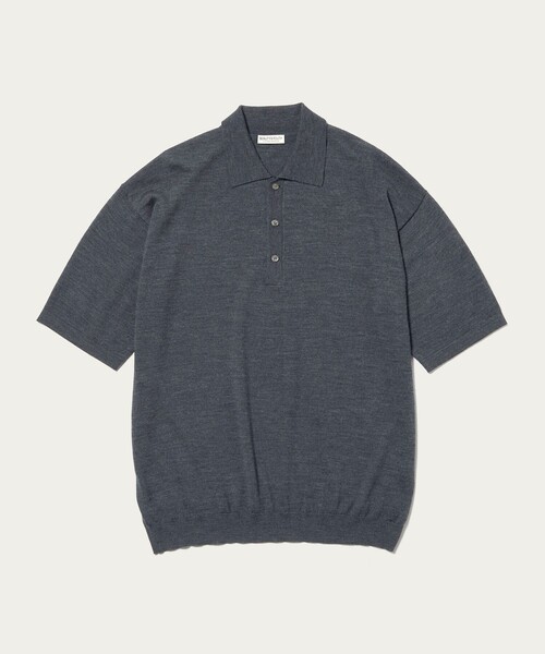UNITED ARROWS & SONS ダークグレー 半袖ポロシャツ UNITED ARROWS & SONS ダークグレー 半袖ポロシャツ