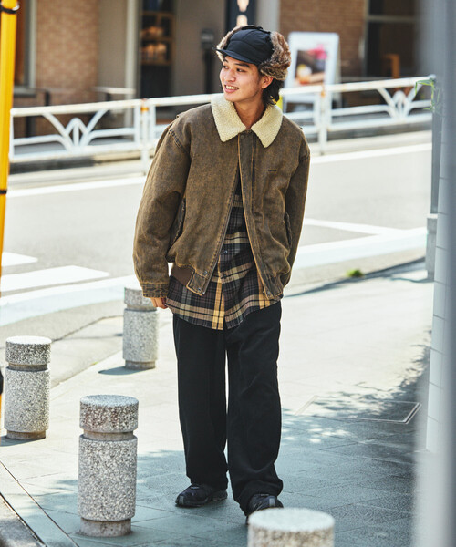 NAUTICA（ノーティカ） ブルゾン アウター 衿ボア フェイクムートン