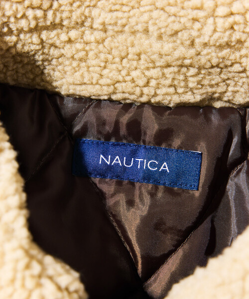 NAUTICA（ノーティカ） ブルゾン アウター 衿ボア フェイクムートン