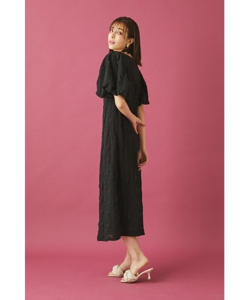 「LILIDIA」 半袖ワンピース SMALL ホワイト レディース_画像5