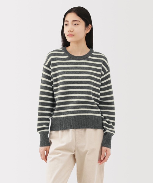 無印良品(MUJI) ニット セーター 婦人 洗えるウールミドルゲージ 無印良品(MUJI) ニット セーター 婦人 洗えるウールミドルゲージ