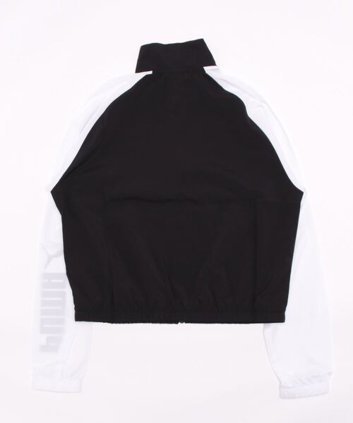 PUMA（プーマ） ジップアップブルゾン LARGE ブラック×ホワイト