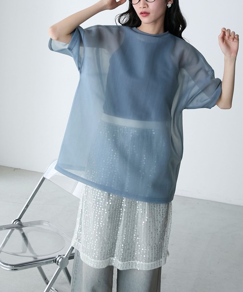 「forksy.」 半袖Tシャツ FREE ブラック レディース_画像2