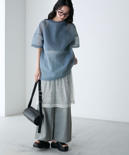 「forksy.」 半袖Tシャツ FREE ブラック レディース_画像8