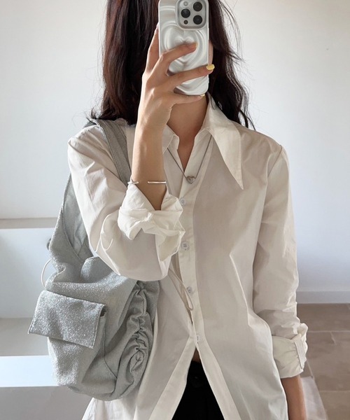 「non-hedge」 ハンドバッグ FREE シルバーグレー レディース_画像5