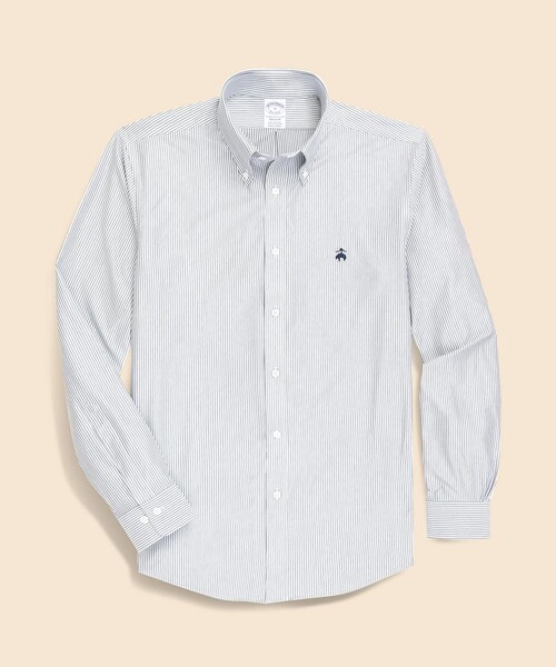 ブルックスブラザーズ（Brooks Brothers）/スーピマコットン　GFロゴ　46ゲージニット　カジュアルシャツ　Regular Fit BROOKS BROTHERS（ブルックスブラザーズ） シャツ スーピマコットン GF