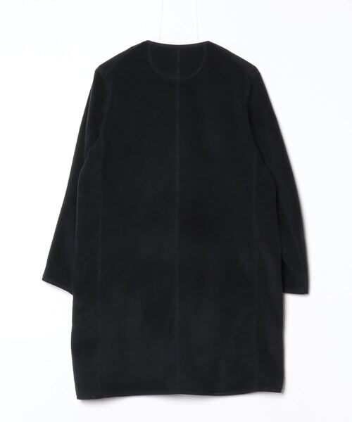 DANTON ノーカラージャケット　コート　ブラック　38 Danton（ダントン） ノーカラーコート 38 ブラック レディース