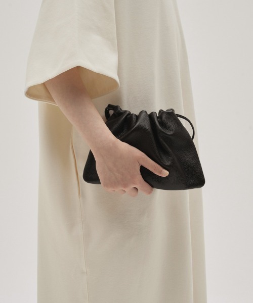 ハンドバッグ Drawstring Leather Bagの画像
