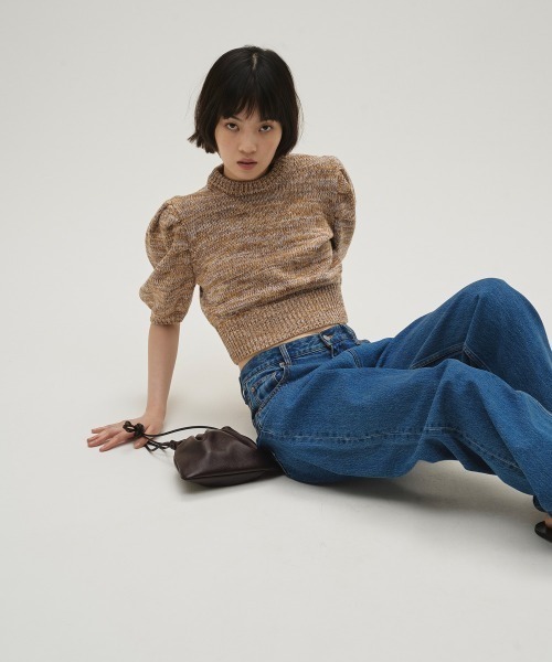 ハンドバッグ Drawstring Leather Bagの画像