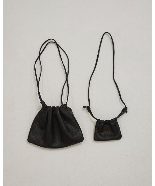 ハンドバッグ Drawstring Leather Bagの画像