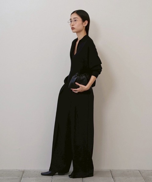 ハンドバッグ Drawstring Leather Bagの画像
