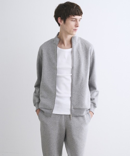 three dots(スリー ドッツ) ブルゾン アウター ダンボールスウェット three dots(スリー ドッツ) ブルゾン アウター ダンボールスウェット