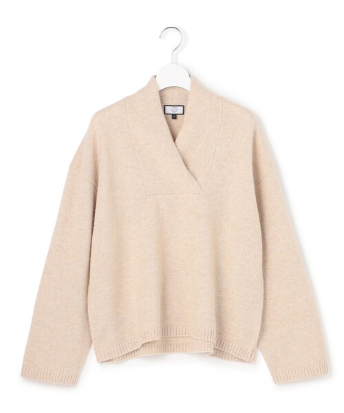 J.PRESS YORK STREET ニット セーター 「WOMEN」ウールカシミヤ 変形V